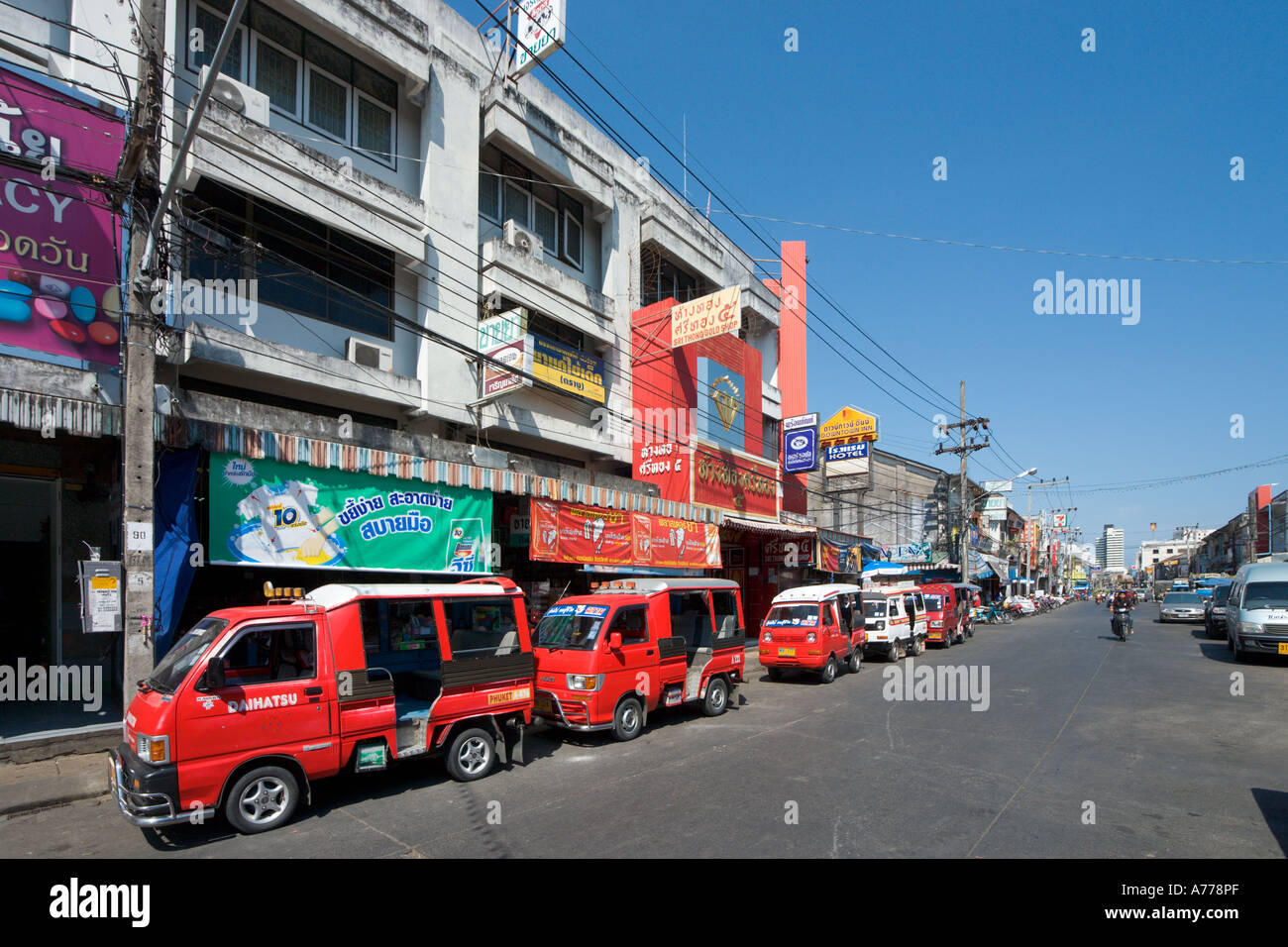 Market Area, Phuket Town, Phuket, Thailand Stockfoto