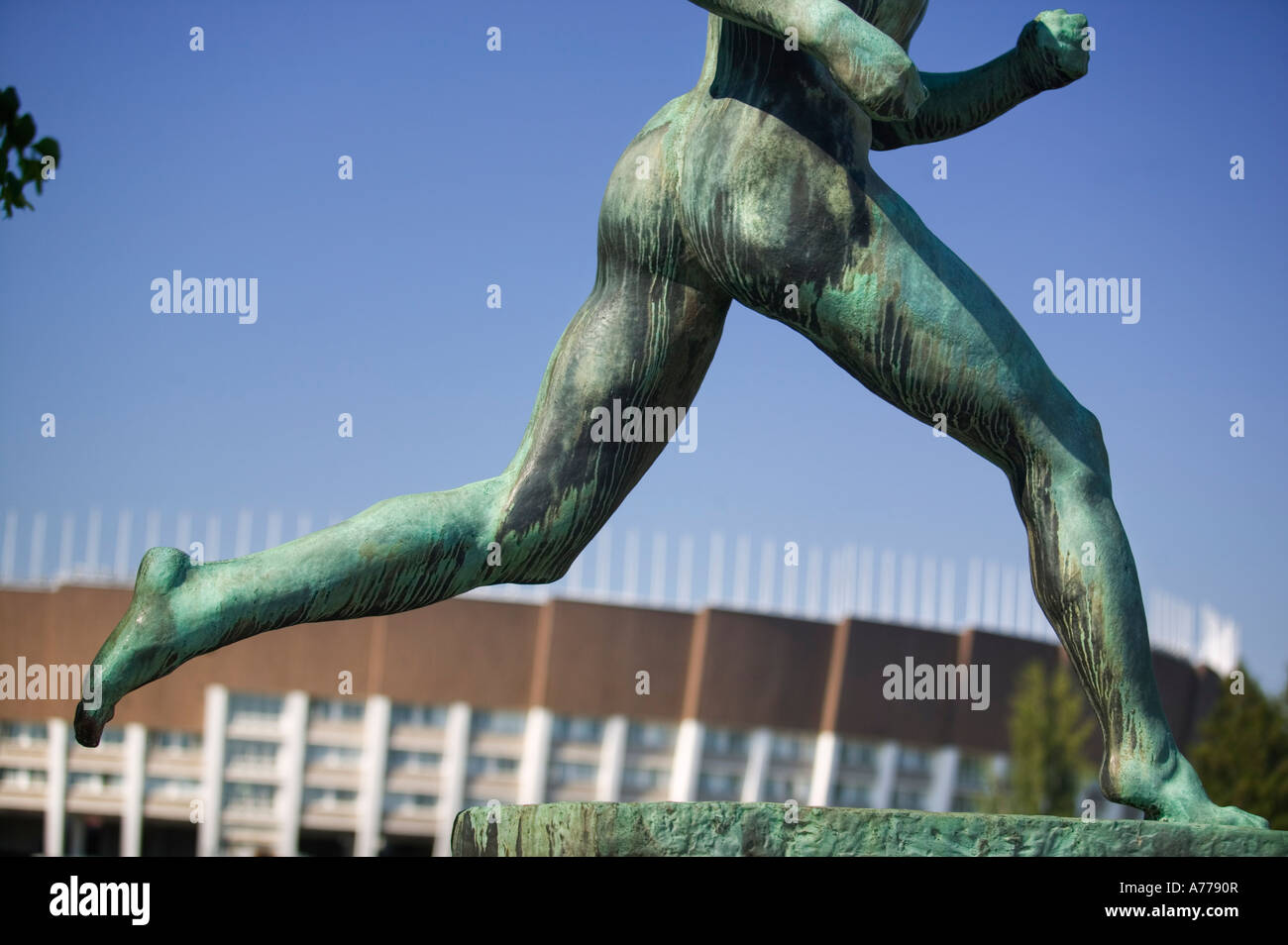 Das Olympiastadion, gebaut für den Olympischen Spielen 1952 in Helsinki. Stockfoto