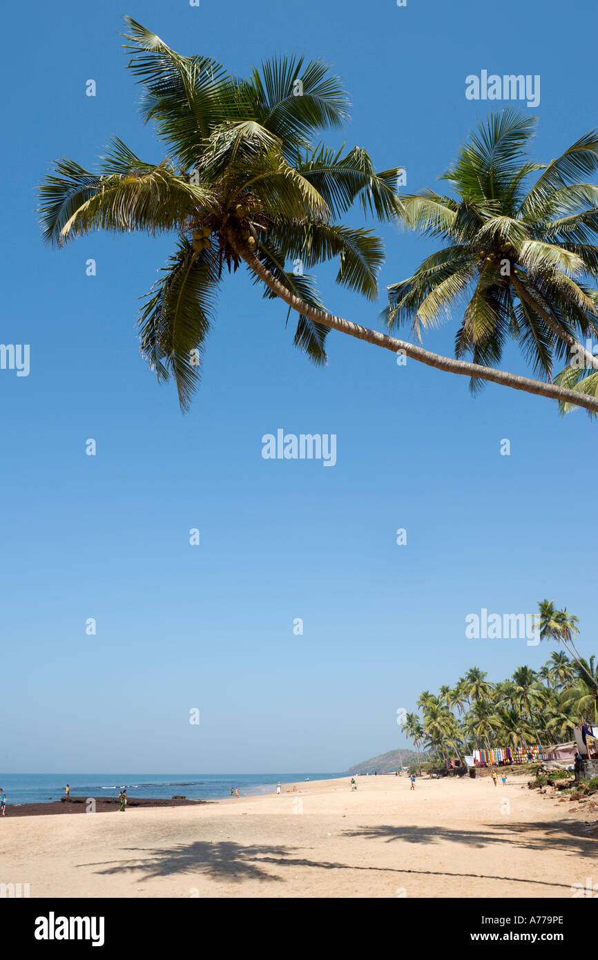 Anjuna Strand, Nord-Goa, Goa, Indien Stockfoto