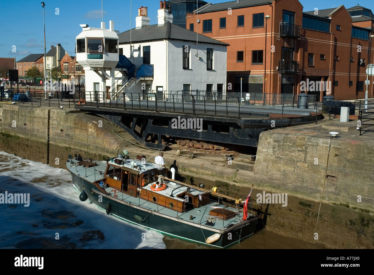 Die Marina in der Stadt Hull, Yorkshire, England, UK Stockfoto