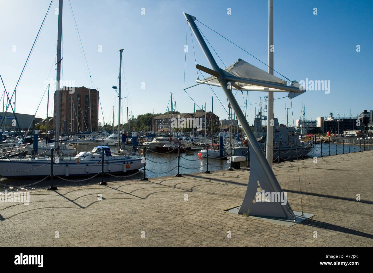 Die Marina in der Stadt Hull, Yorkshire, England, UK Stockfoto