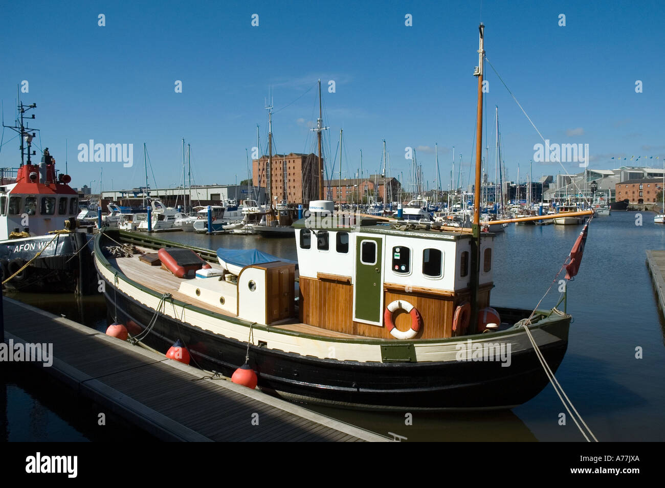 Die Marina in der Stadt Hull, Yorkshire, England, UK Stockfoto