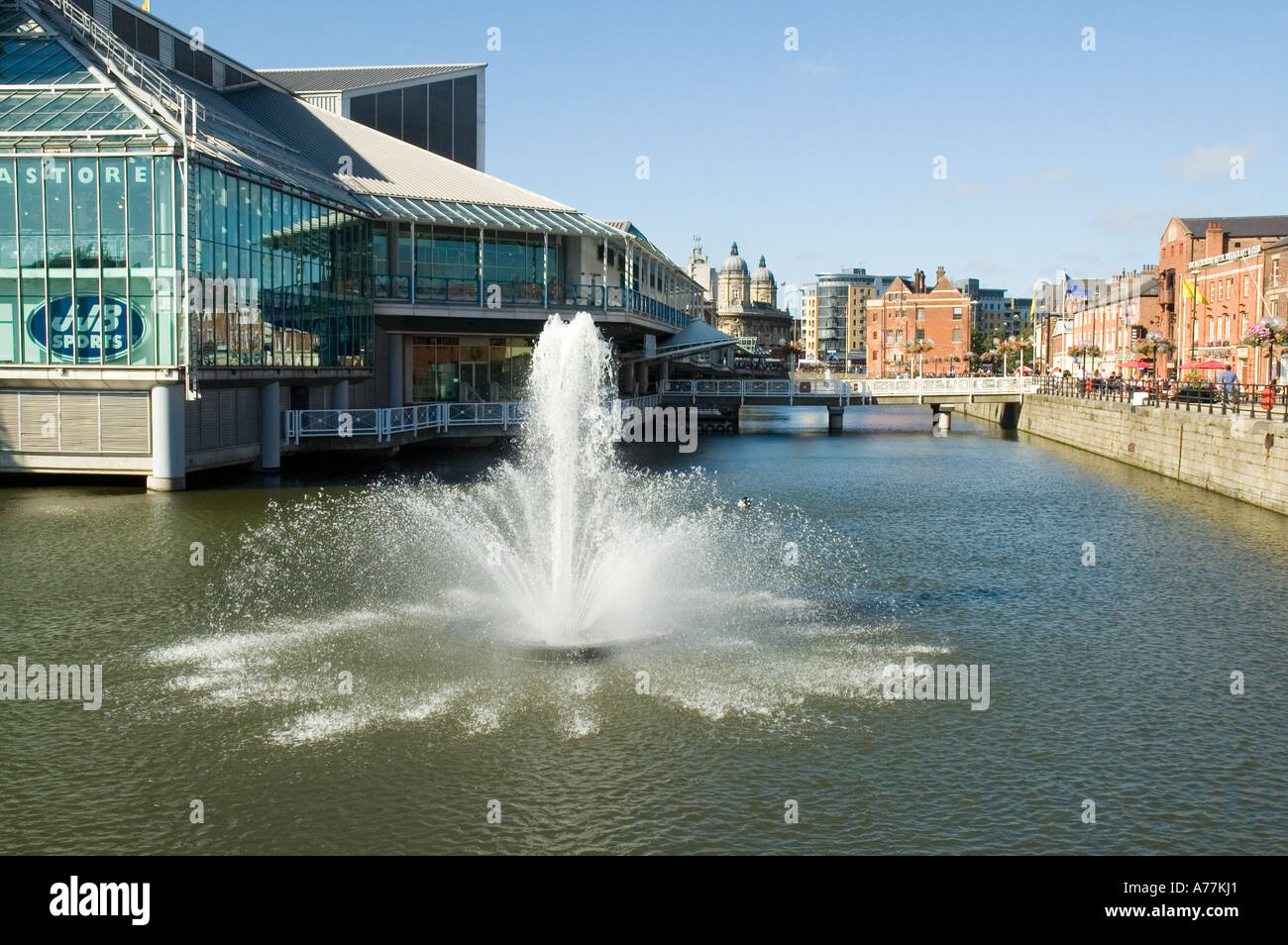 Prinzen-Kai in der Stadt Hull, Yorkshire, England, UK Stockfoto