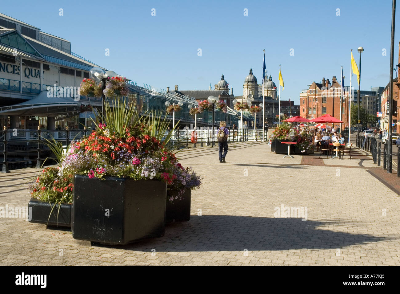 Prinzen-Kai in der Stadt Hull, Yorkshire, England, UK Stockfoto