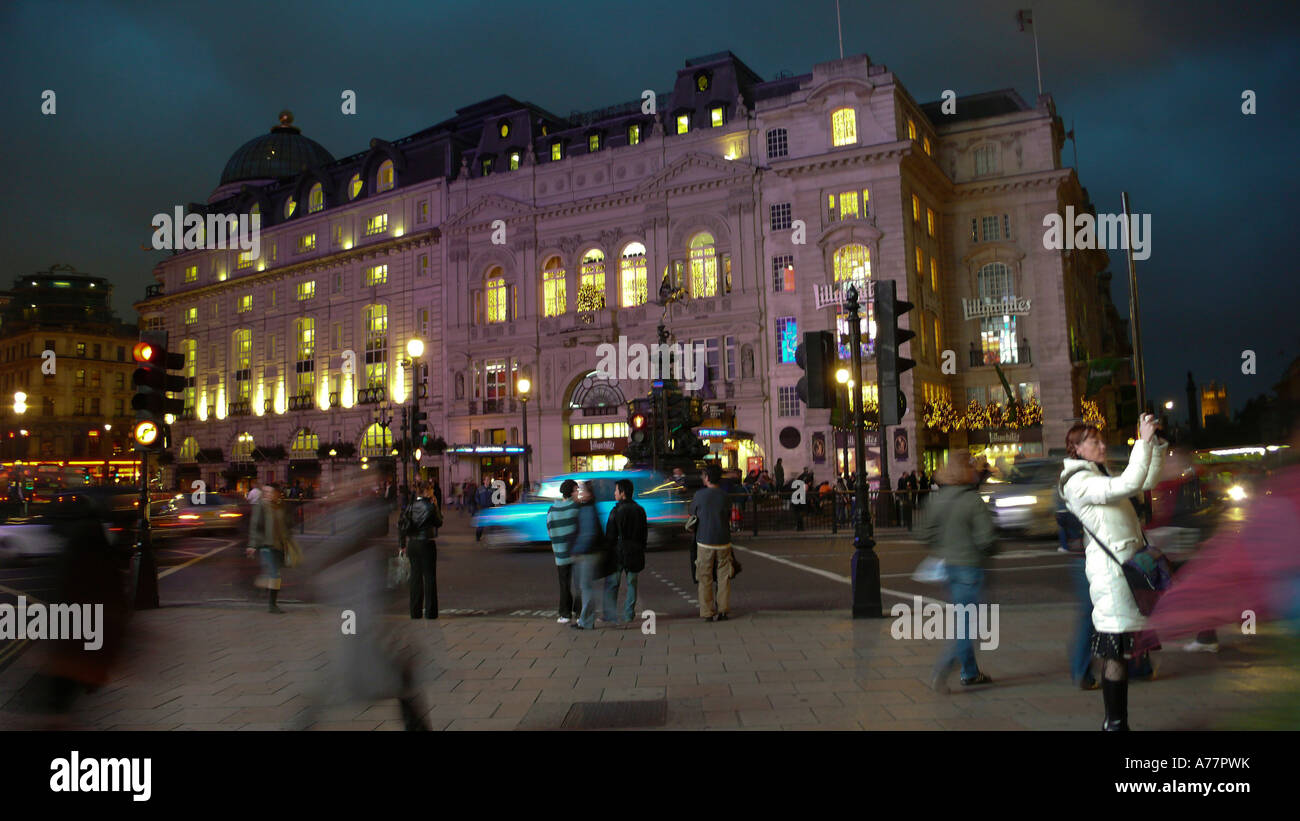 Piccadilly Circus in London England Stockfoto