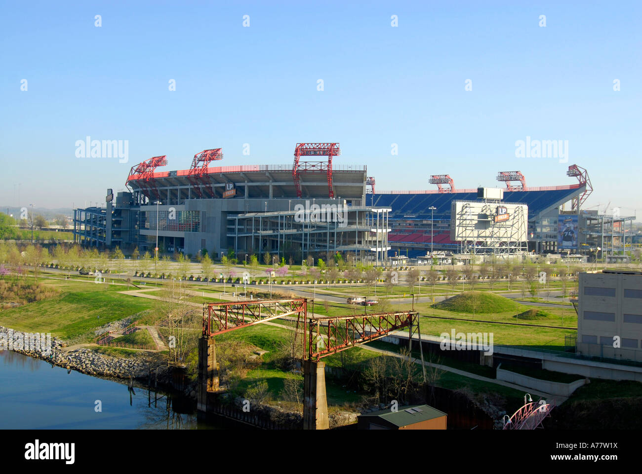 LP Feld Tennessee Titans NFL Football Team Stadion Nashville Tennessee TN Stockfoto