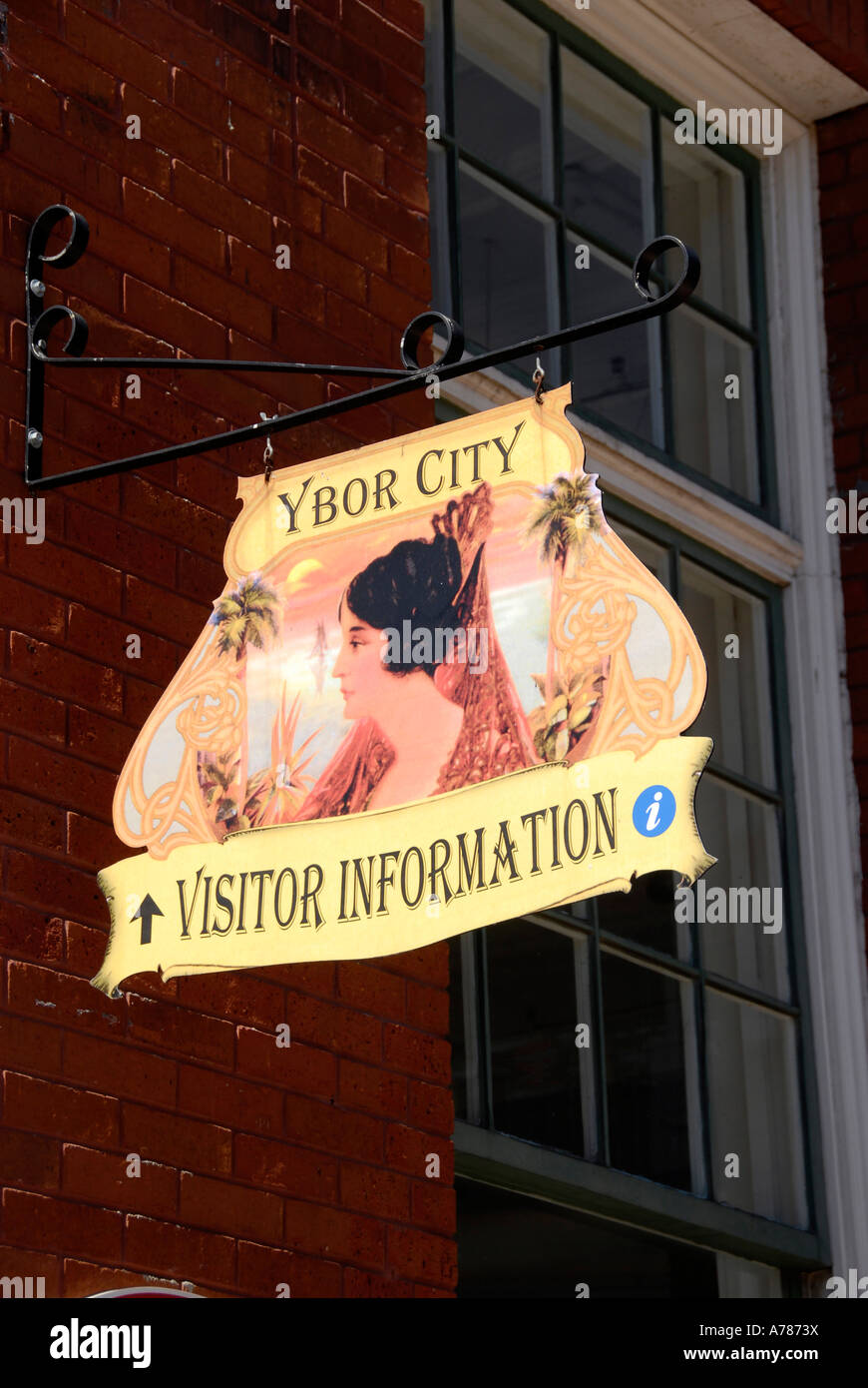 Ybor City Florida FL ist ein populärer touristischer kubanischen amerikanischen Teil von Tampa Florida Stockfoto