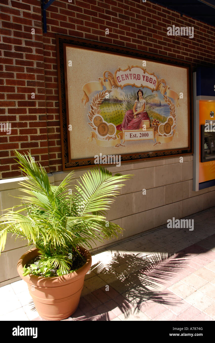 Ybor City Florida FL ist ein populärer touristischer kubanischen amerikanischen Teil von Tampa Florida Stockfoto