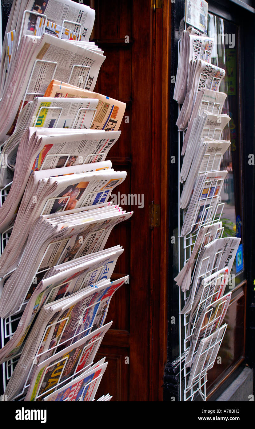 internationale Presse Stockfoto
