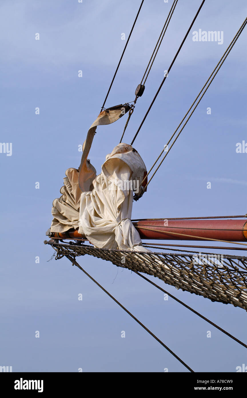 Segelboot Schleife Stockfoto