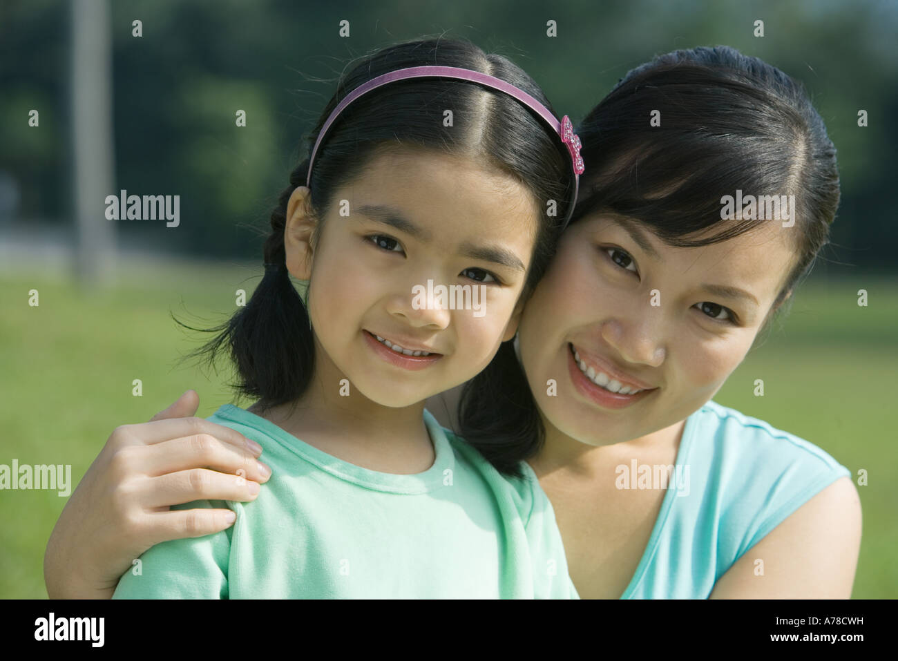 Mutter und Tochter, Porträt Stockfoto