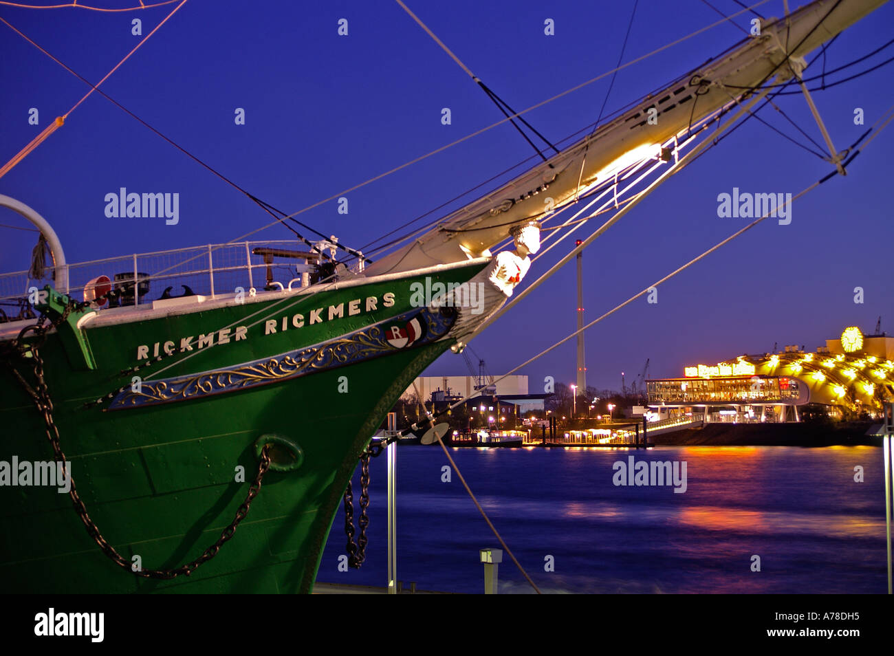 Rickmer Rickmers Hamburg Stockfoto