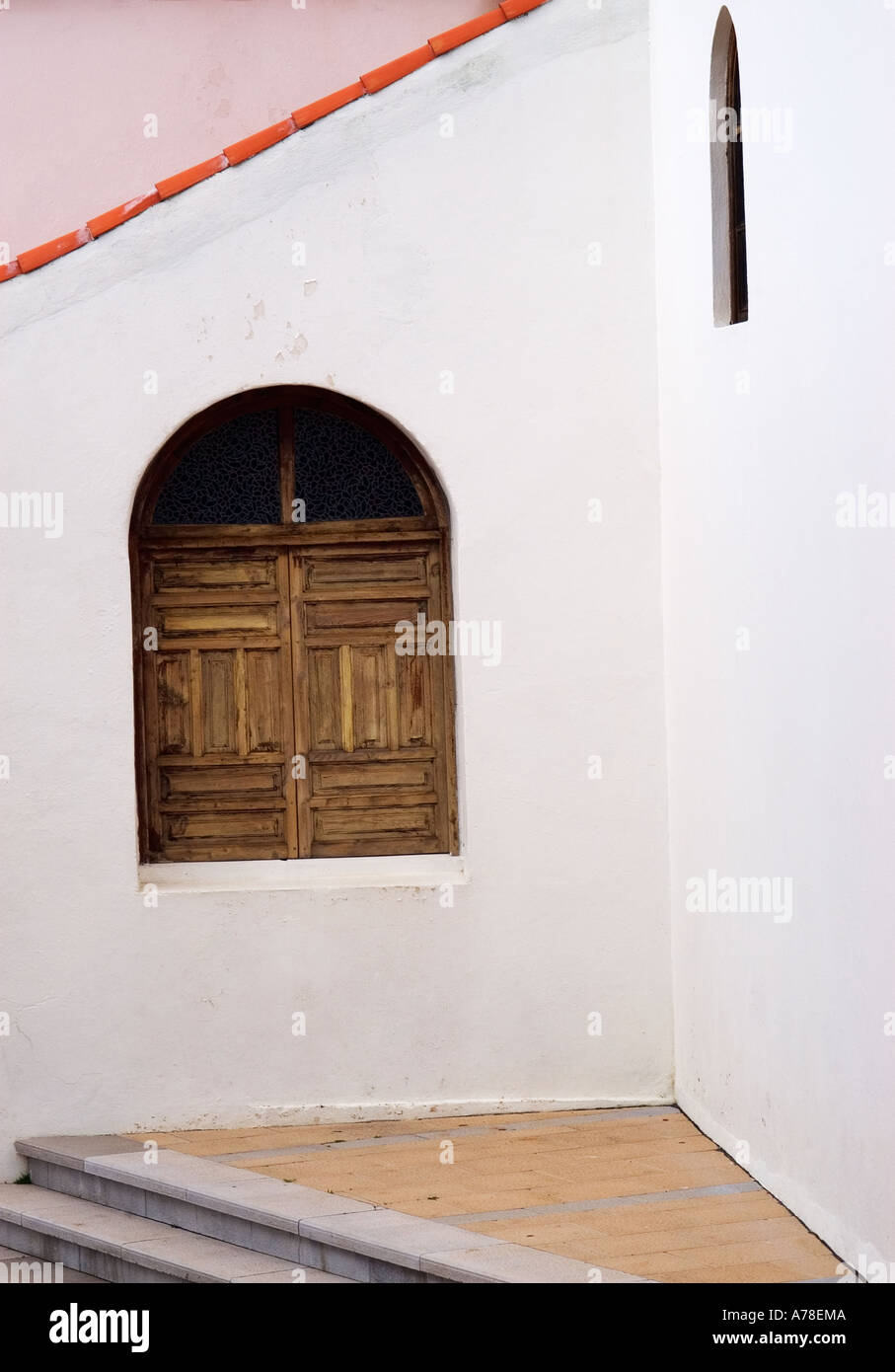 Kirche von Las Tricias in der Nähe von Puntagorda La Palma / Kanarische Inseln Stockfoto
