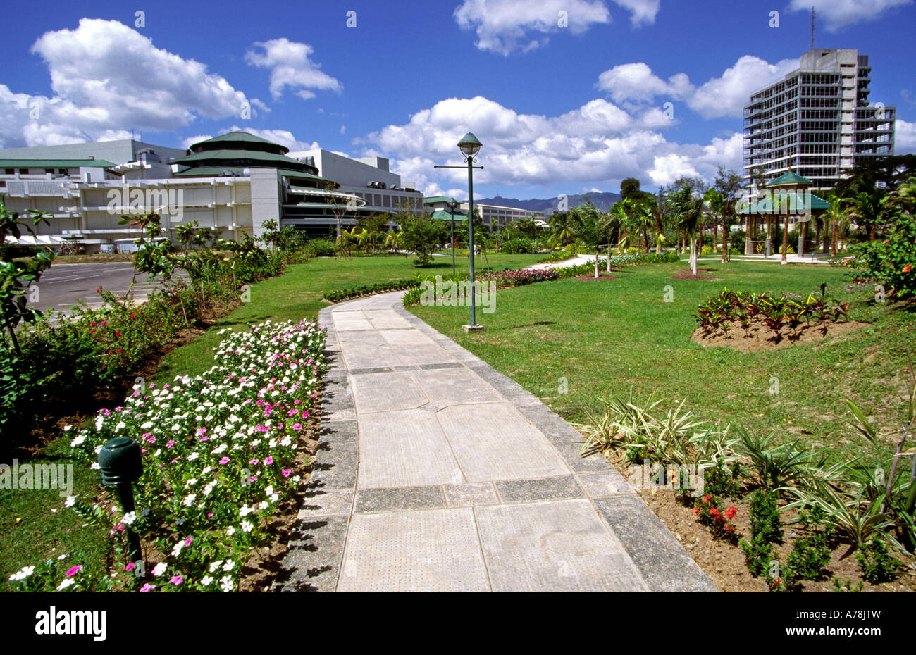 Philippinen Cebu Ayala Center und Business-Park Stockfoto
