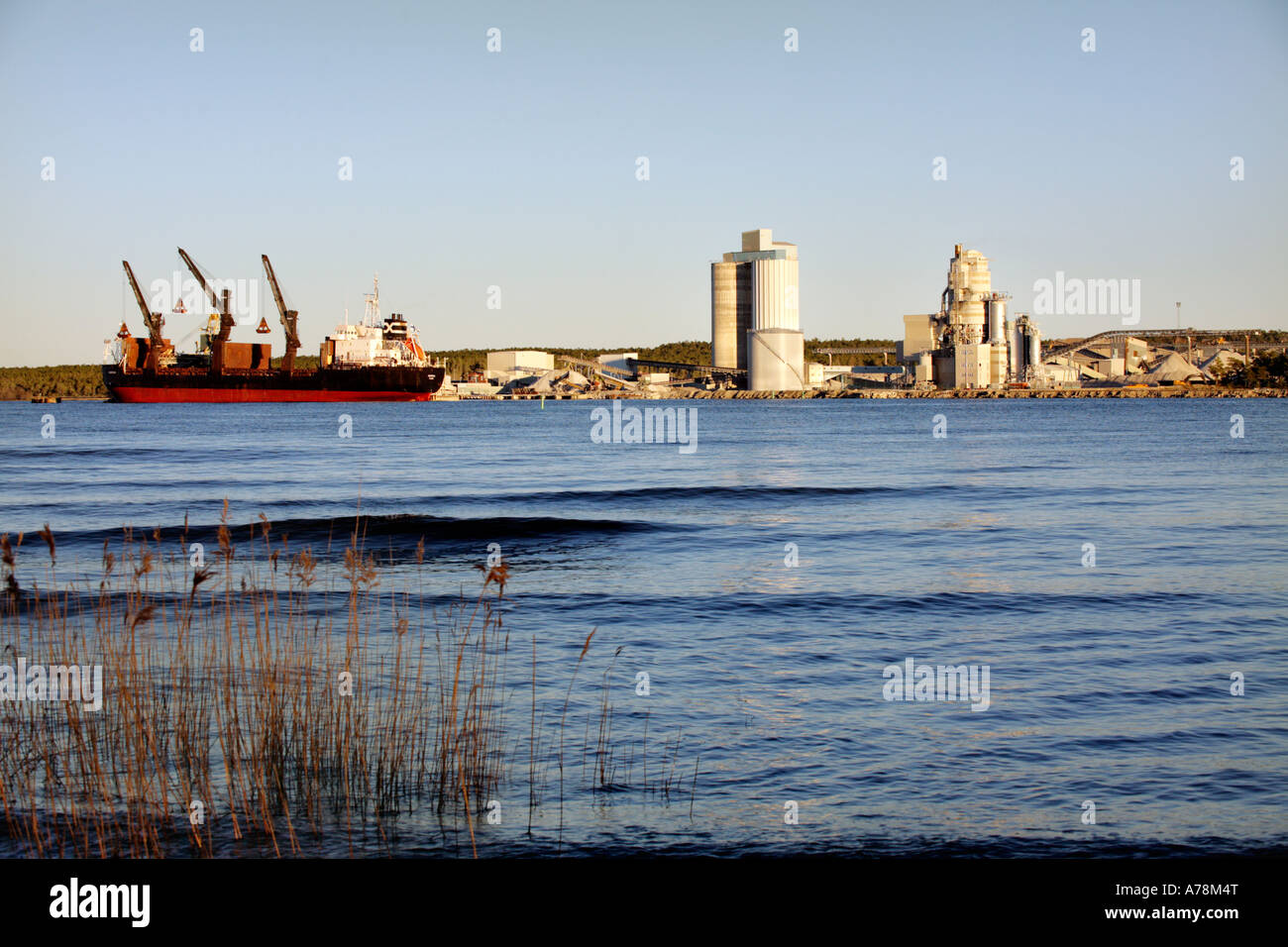 Industrielandschaft. Insel Gotland Schweden Stockfoto