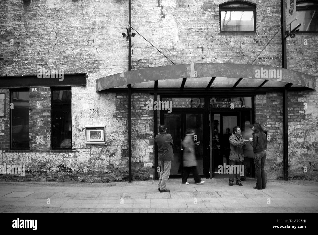 Rauchverbot, Smithfield, Dublin, Irland Stockfoto