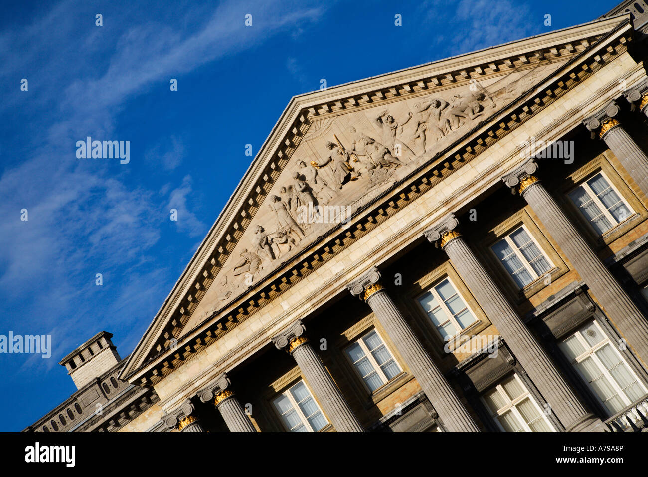 Palais De La Nation Brüssel Belgien Stockfoto