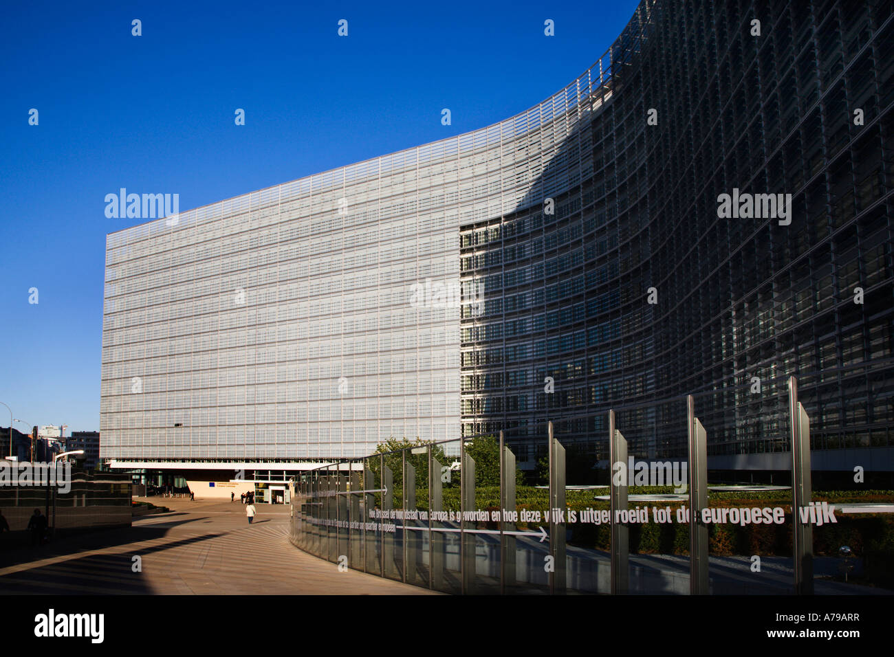 Das Berlaymont Europäische Kommission Gebäude in das EU-Viertel Brüssel Belgien Stockfoto