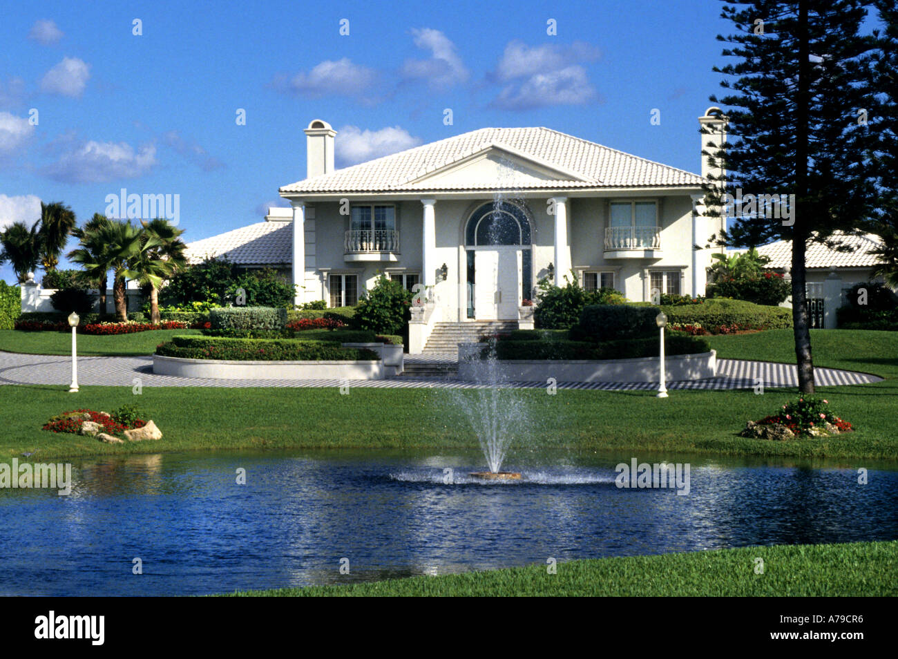 Villa am Golf Strand Clearwater Beach Tampa Bay Florida Stockfoto
