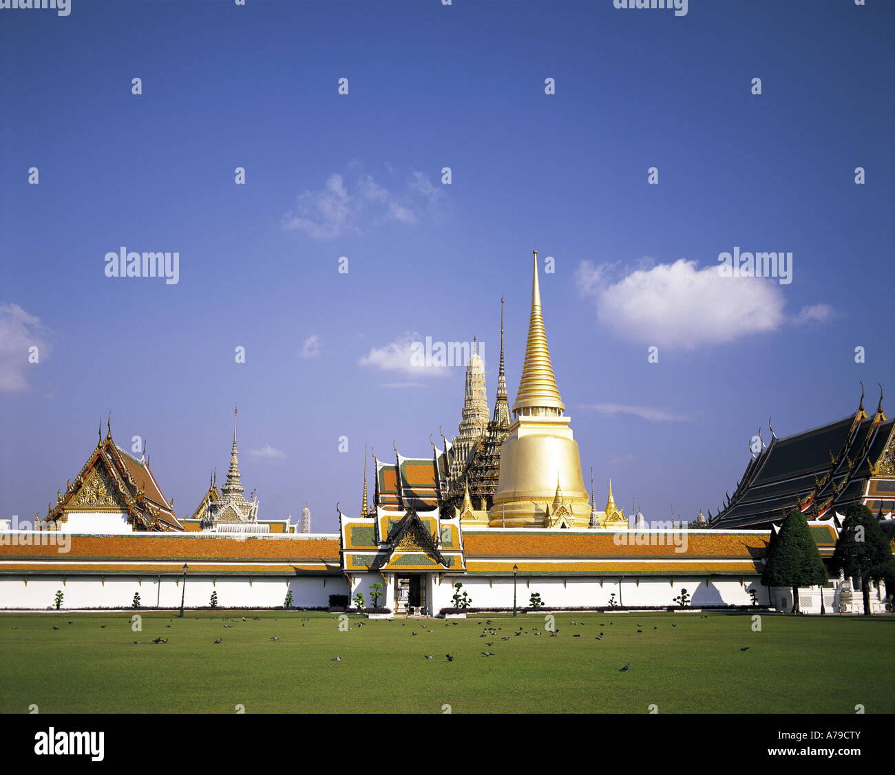 Wat Pra Keo und smaragdgrünen Tempel Bangkok Thailand Stockfoto