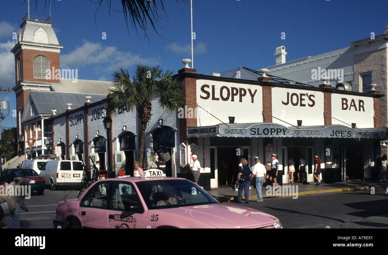 Sloppy Joes Bar Ernest Hemingway Key West Florida Stockfoto