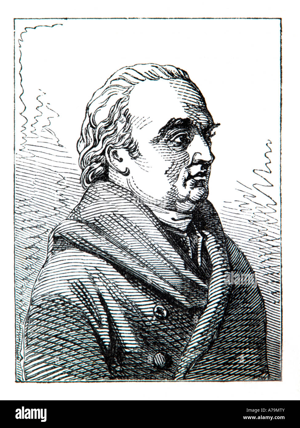 Sir William Herschel aus dem 18. Jahrhundert Astronom Stockfoto Sir William Herschel aus dem 18. Jahrhundert Astronom Stockfoto