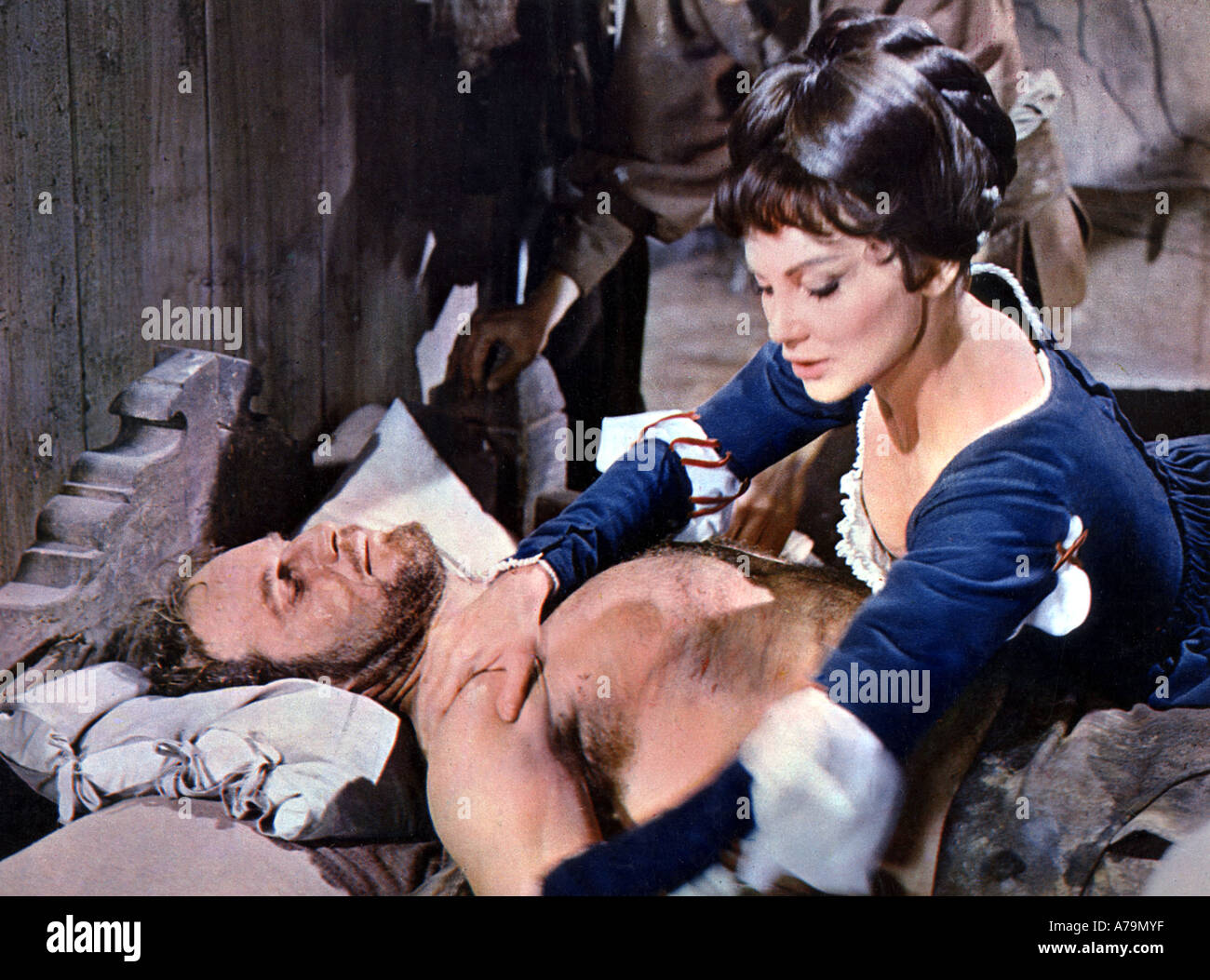 Qual und die Ekstase 1965 TCF Film mit Charlton Heston und Diane Cilento Stockfoto