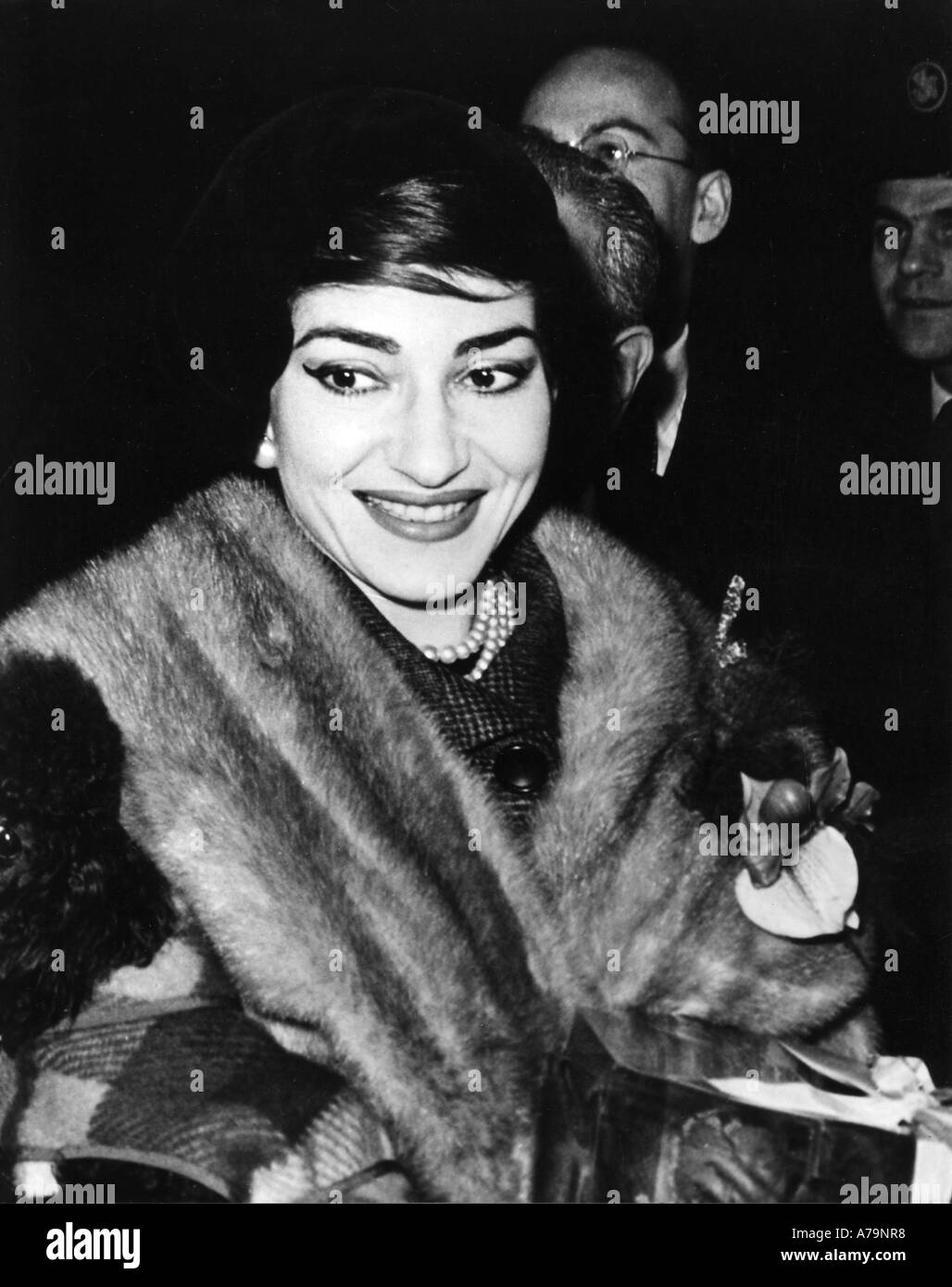 MARIA CALLAS italienischer Opernsänger (Tenor) Stockfoto