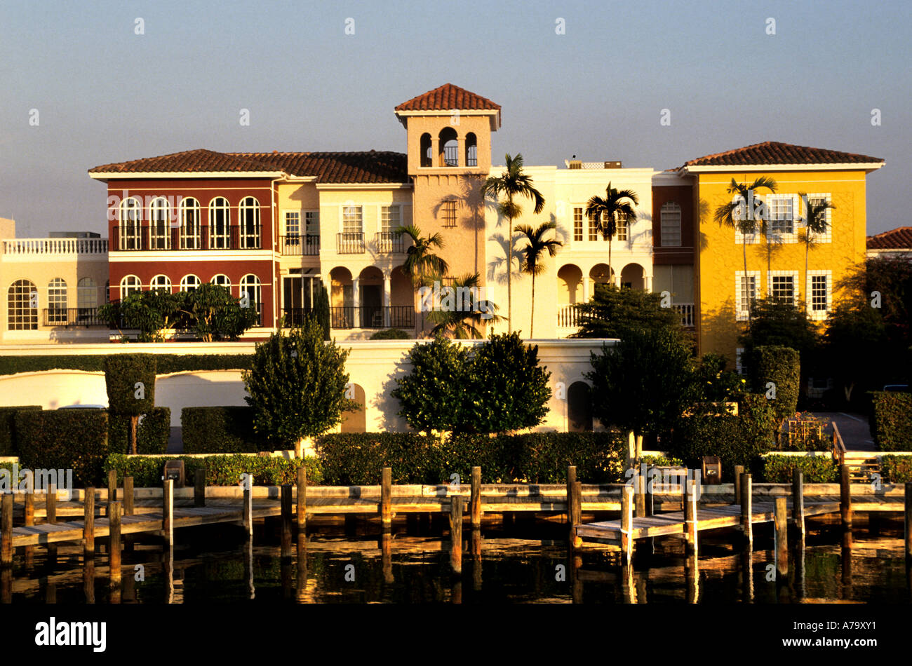 Naples Florida Beach Villa Villa-USA Stockfoto