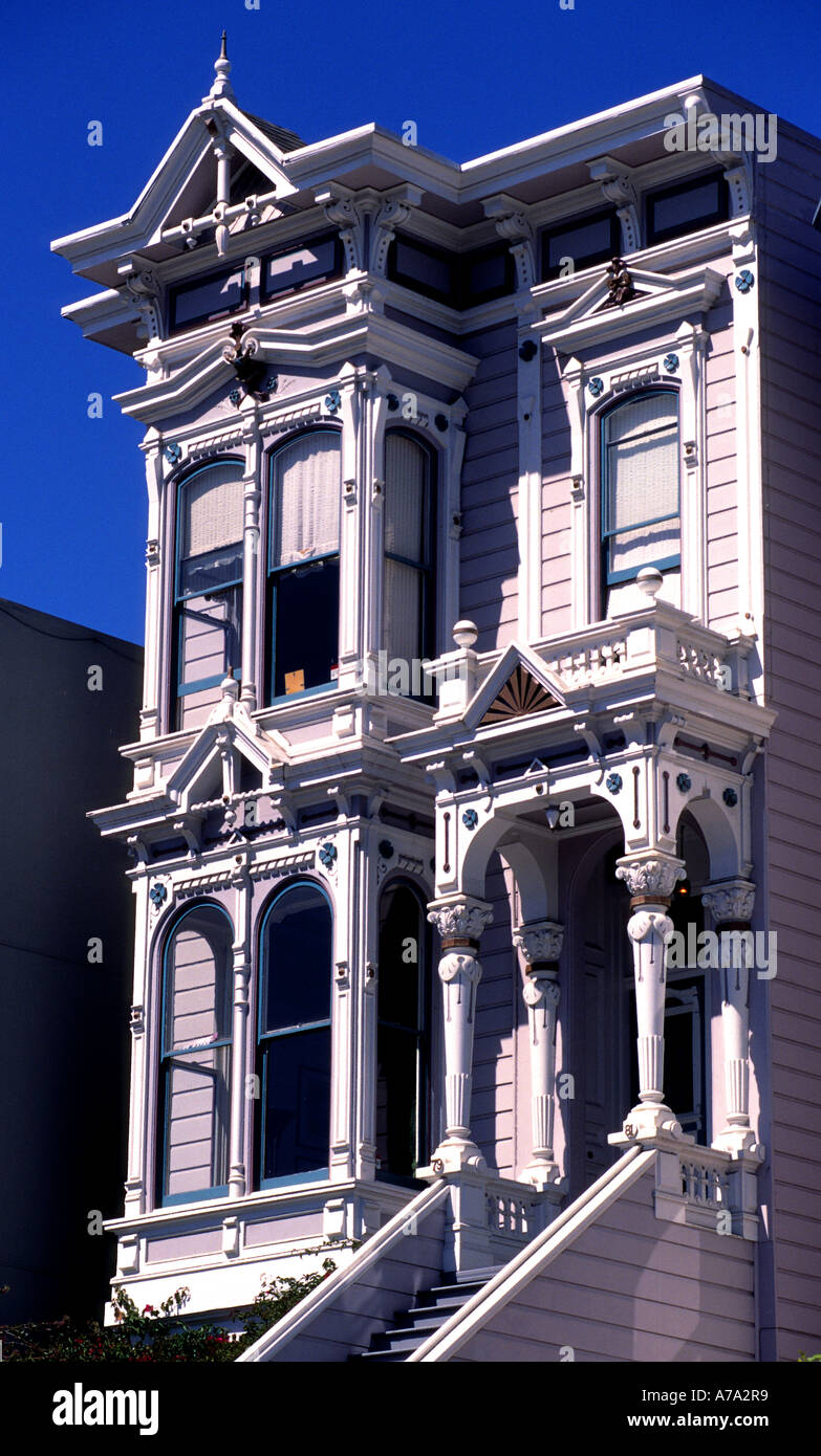 San Francisco California Haight Ashbury USA viktorianischen Psychedelic, Stockfoto