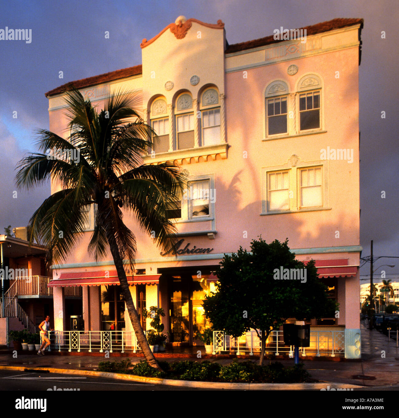 Miami Beach Art Deco historisches Viertel Florida USA Stockfoto