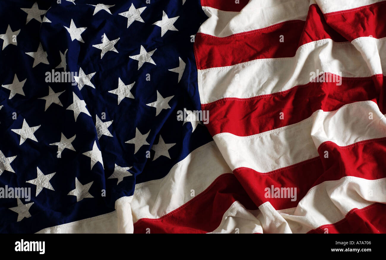 amerikanische Flagge Stockfoto