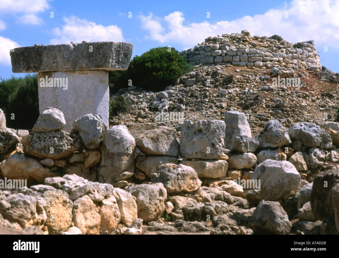 Spanien Menorca Torralba Stockfoto