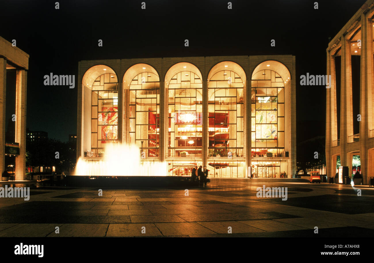 Lincoln Center for Performing Arts Metropolitan Opera House in New York City Stockfoto