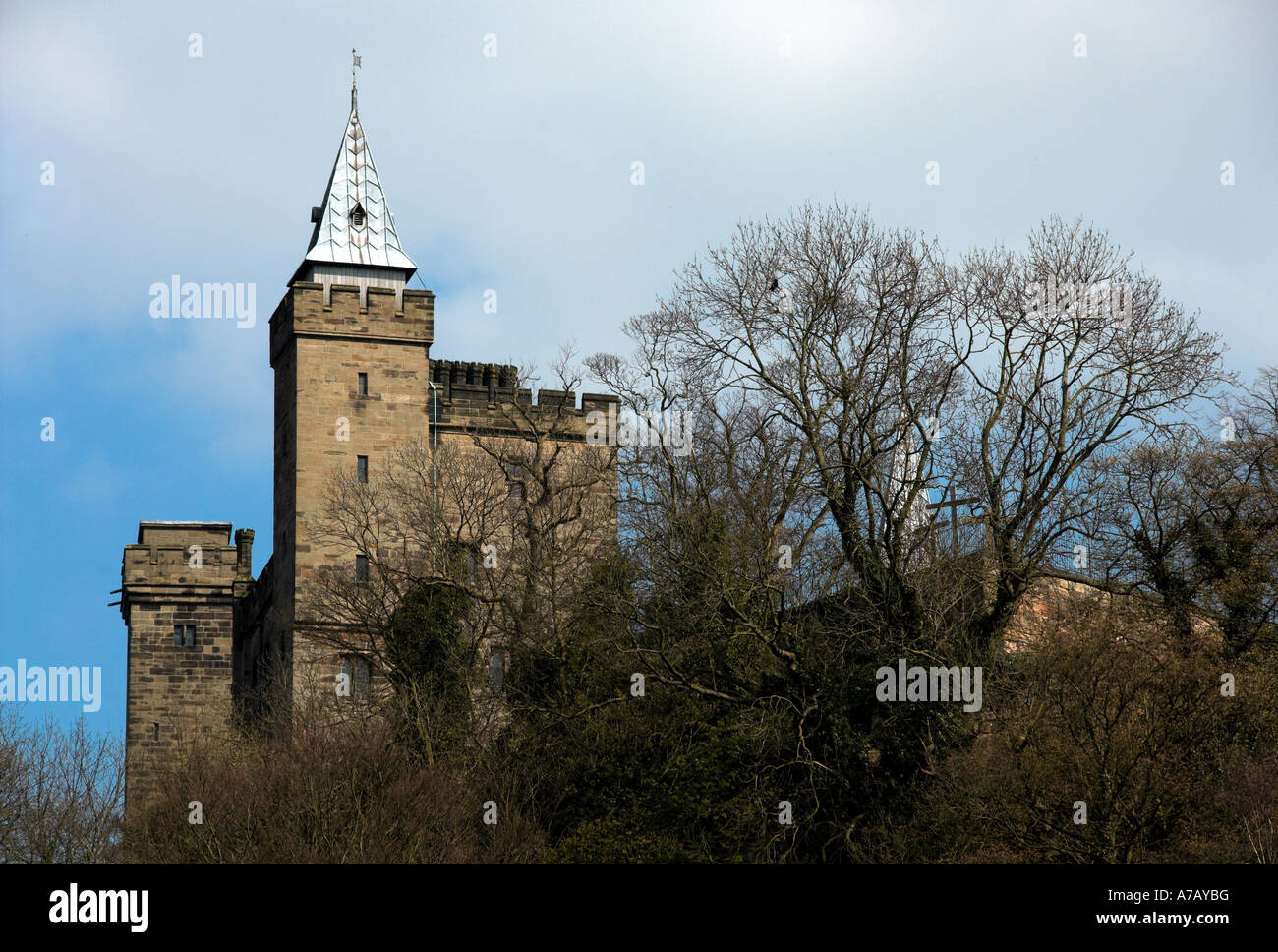 Alton Schloß Staffordshire Stockfoto