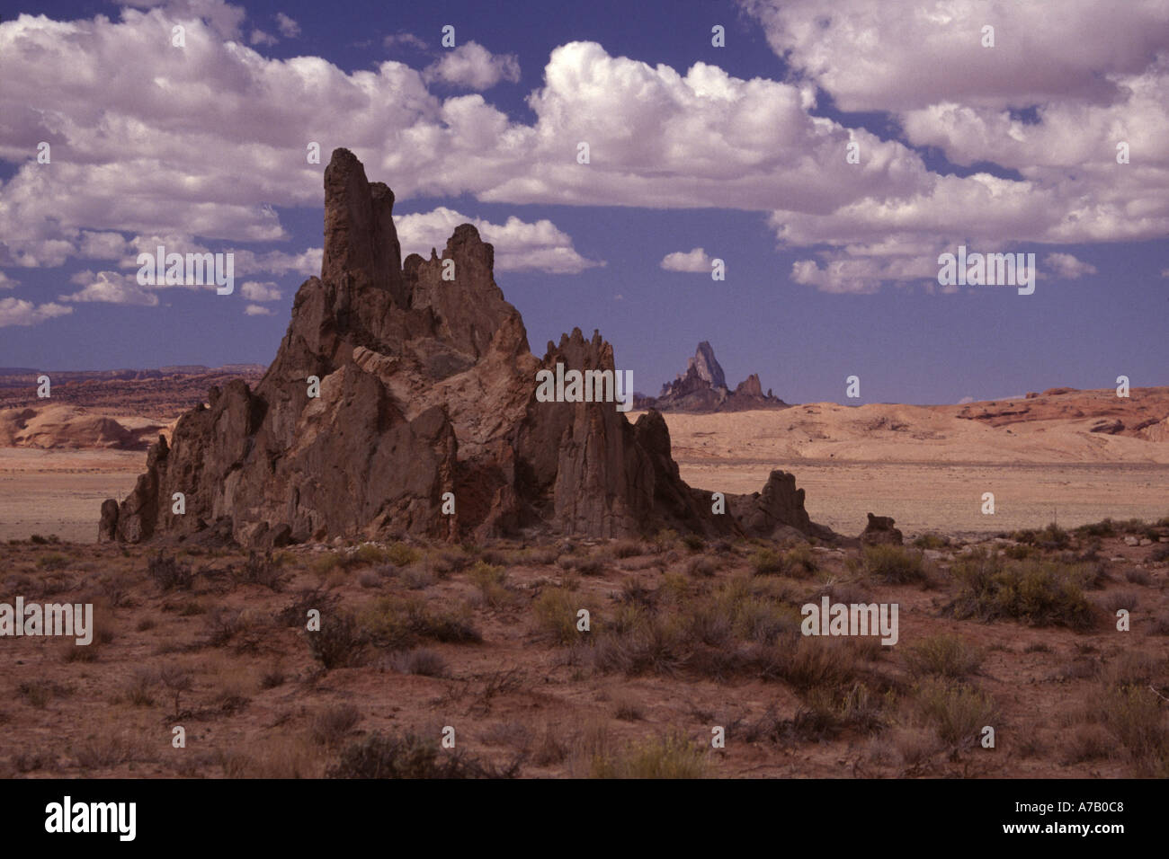 Sandstein Turmspitzen im nordöstlichen Arizona USA Stockfoto