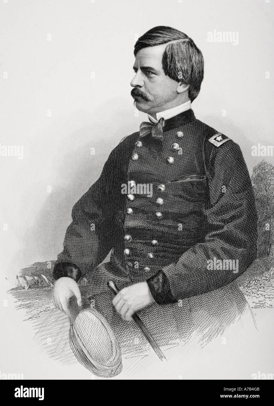 Prentice von Nathaniel Prentiss Banks, 1816 - 1894. Us-amerikanischer Politiker und General während des Amerikanischen Bürgerkriegs. Stockfoto