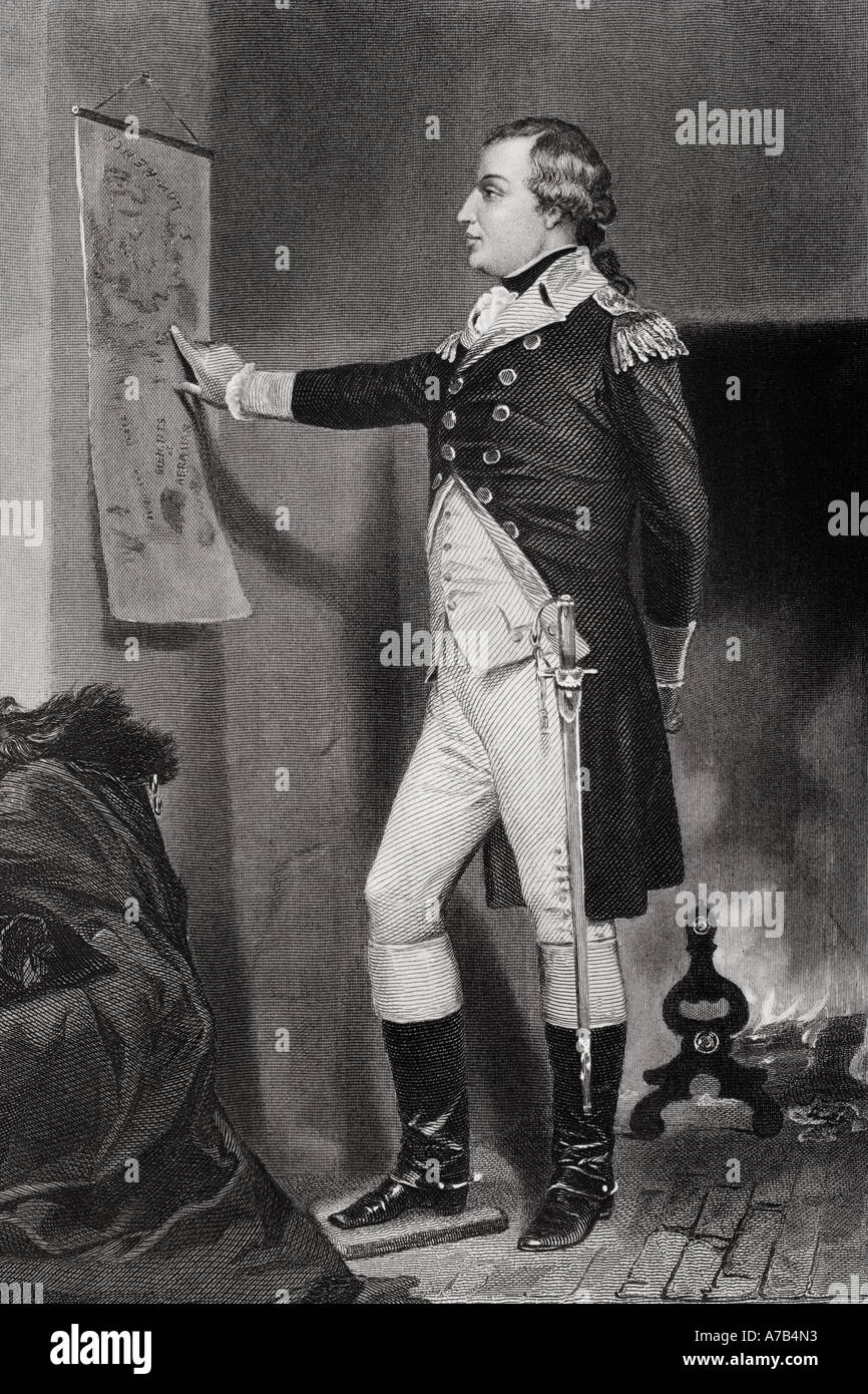 Richard Montgomery, 1736 - 1775. Iren - amerikanische Revolutionäre Major General. Stockfoto