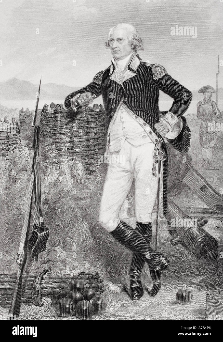 George Clinton, 1739 - 1812. Amerikanischer Soldat und Staatsmann. Gründervater und 4. der Vizepräsident der Vereinigten Staaten. Stockfoto