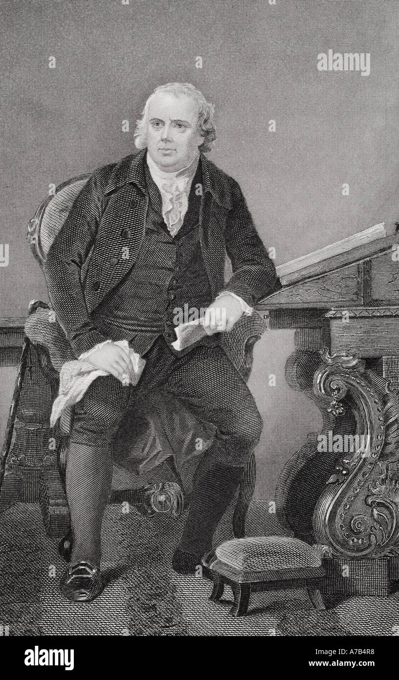 Robert Morris Jr., 1734 - 1806. Englisch - geborene Kaufmann und einer der Gründungsväter der Vereinigten Staaten. Unterzeichner der Erklärung der Unabhängigkeit Stockfoto