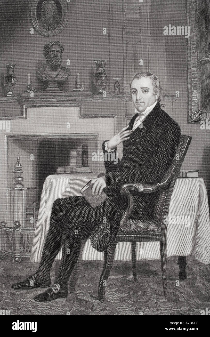 Fisher Ames, 1758 - 1808. Amerikanische Essayist, Rechtsanwalt und föderalistischen Politiker. Vertreter im Kongress der Vereinigten Staaten von Amerika. Stockfoto