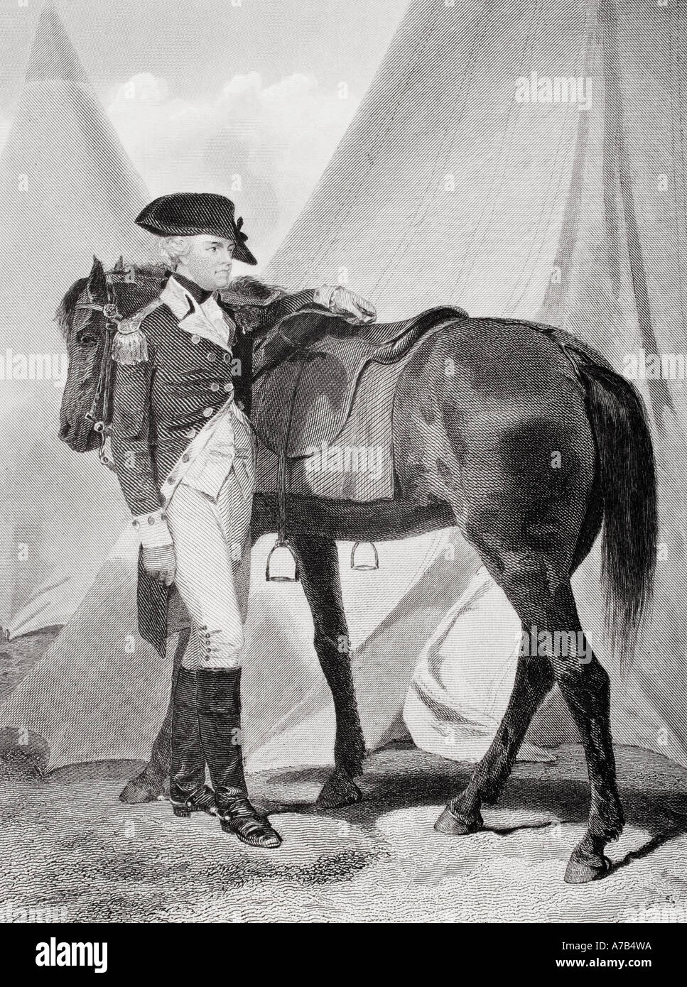 Anthony Wayne, 1745 - 1796. United States Army Officer in der amerikanischen Revolution und mehr. Stockfoto
