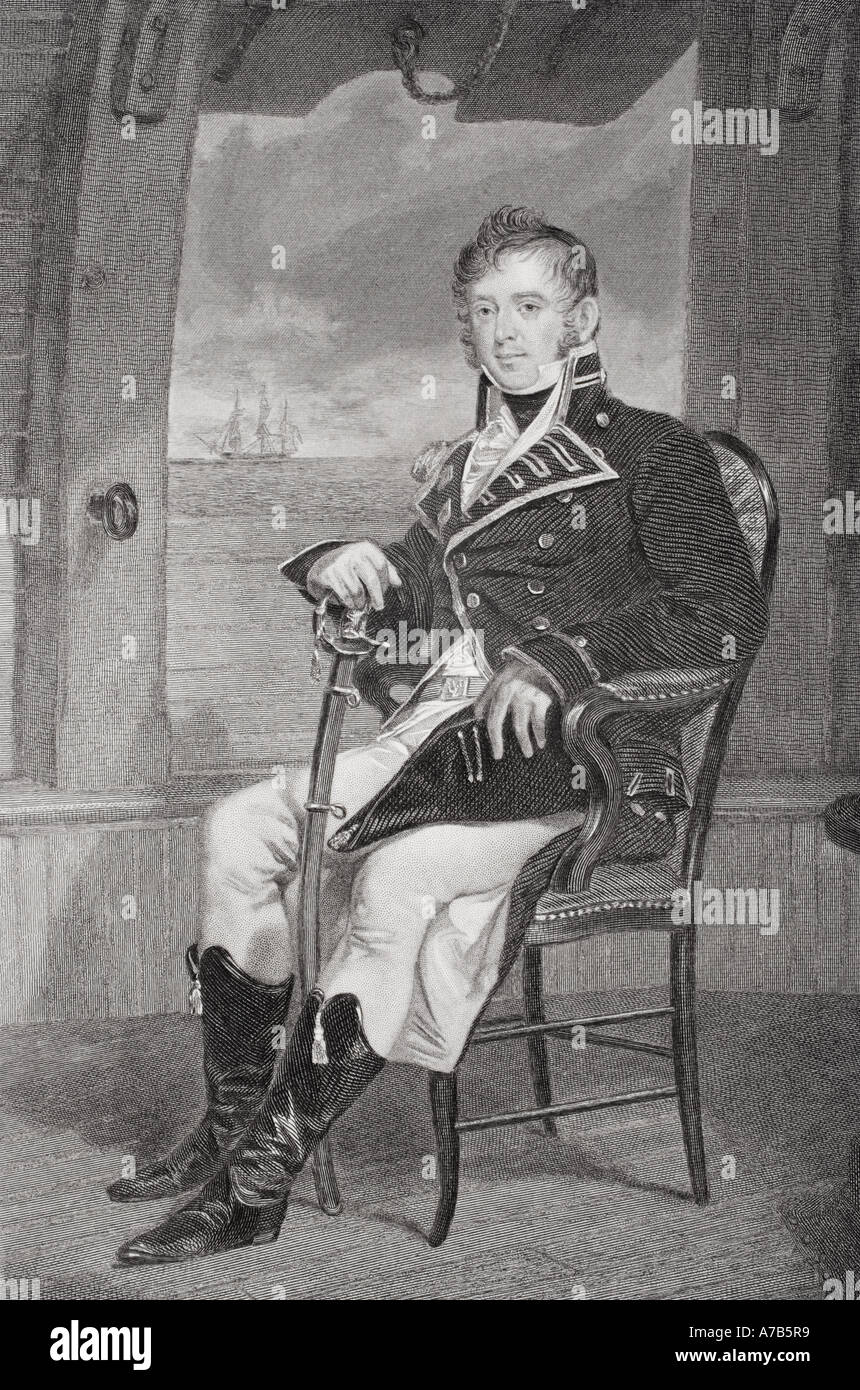 James Lawrence, 1781-1813. Amerikanische Marineoffizier.. Stockfoto