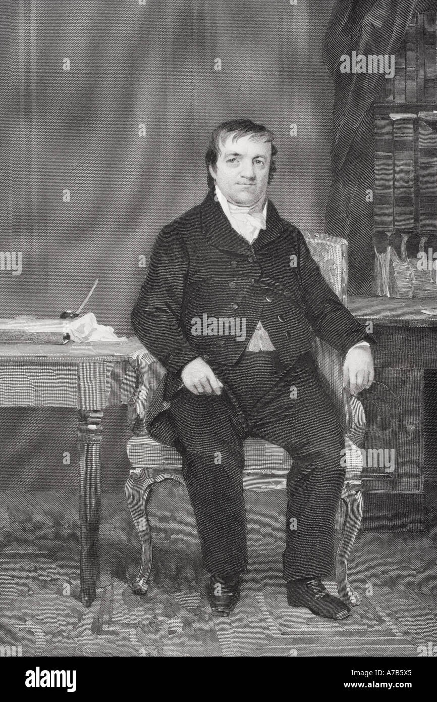 John Jacob Astor, 1763 - 1848. Deutsche geborenen amerikanischen Pelz Magnat und Finanzier, der American Fur Company gegründet. Stockfoto