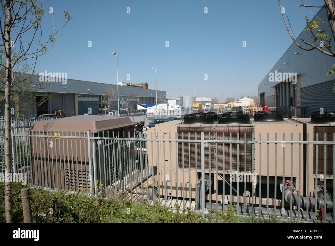 Gewerbegebiet in Purley in der Nähe von Croydon Stockfoto