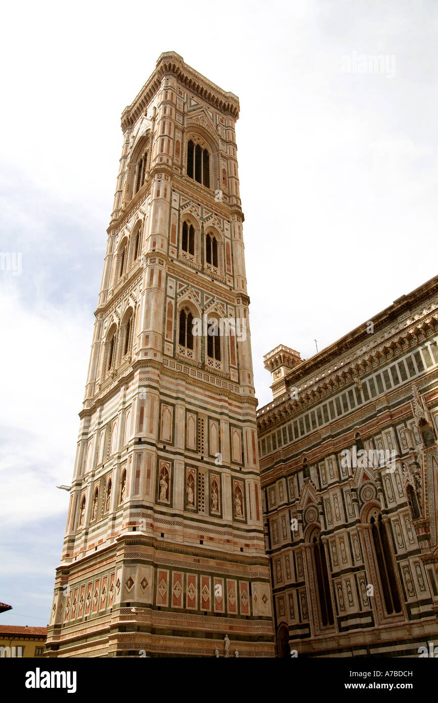 Turm der Kathedrale Florenz Italien Sommer 2006 Stockfoto