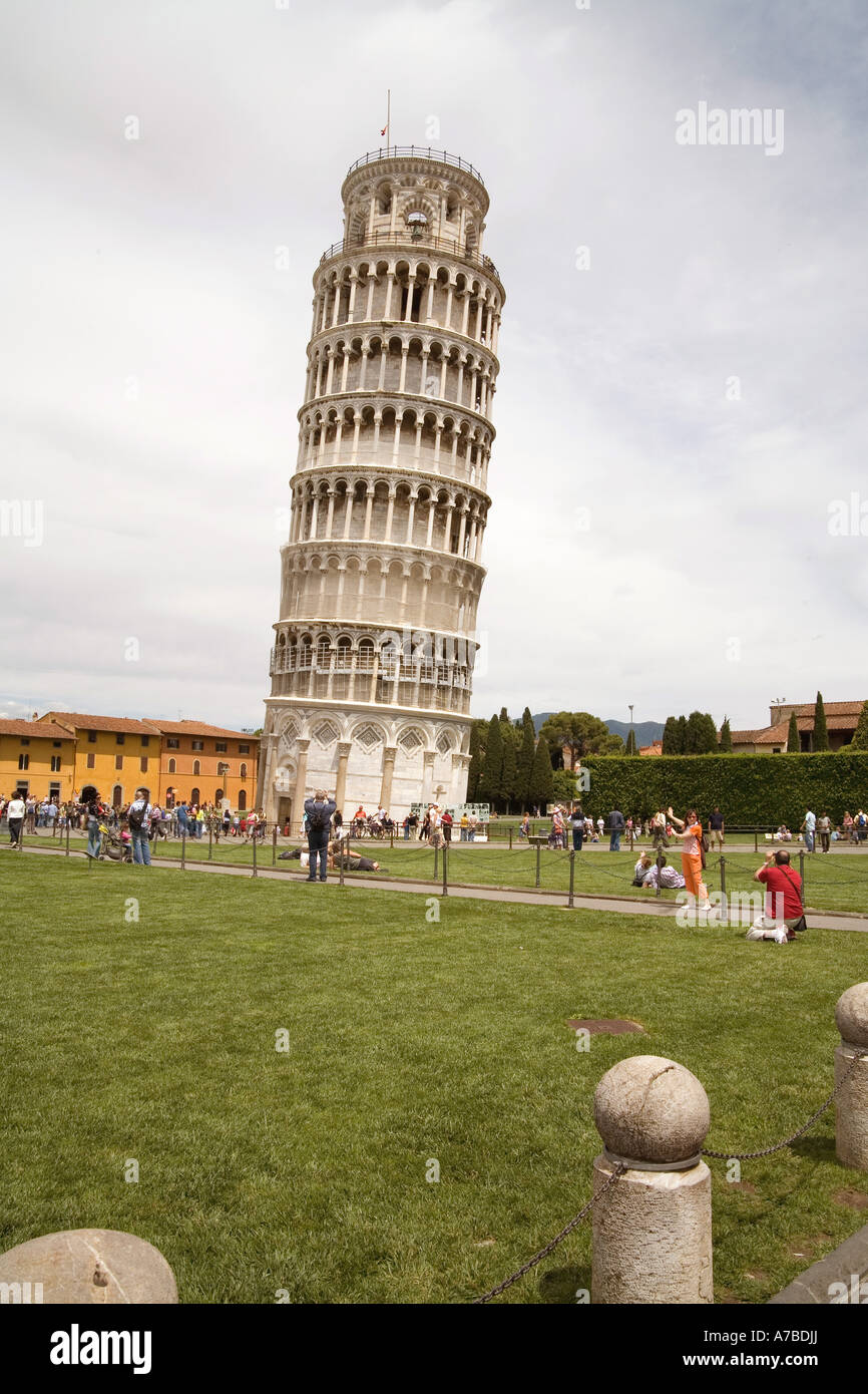 Schiefe Turm von Pisa Italien Stockfoto