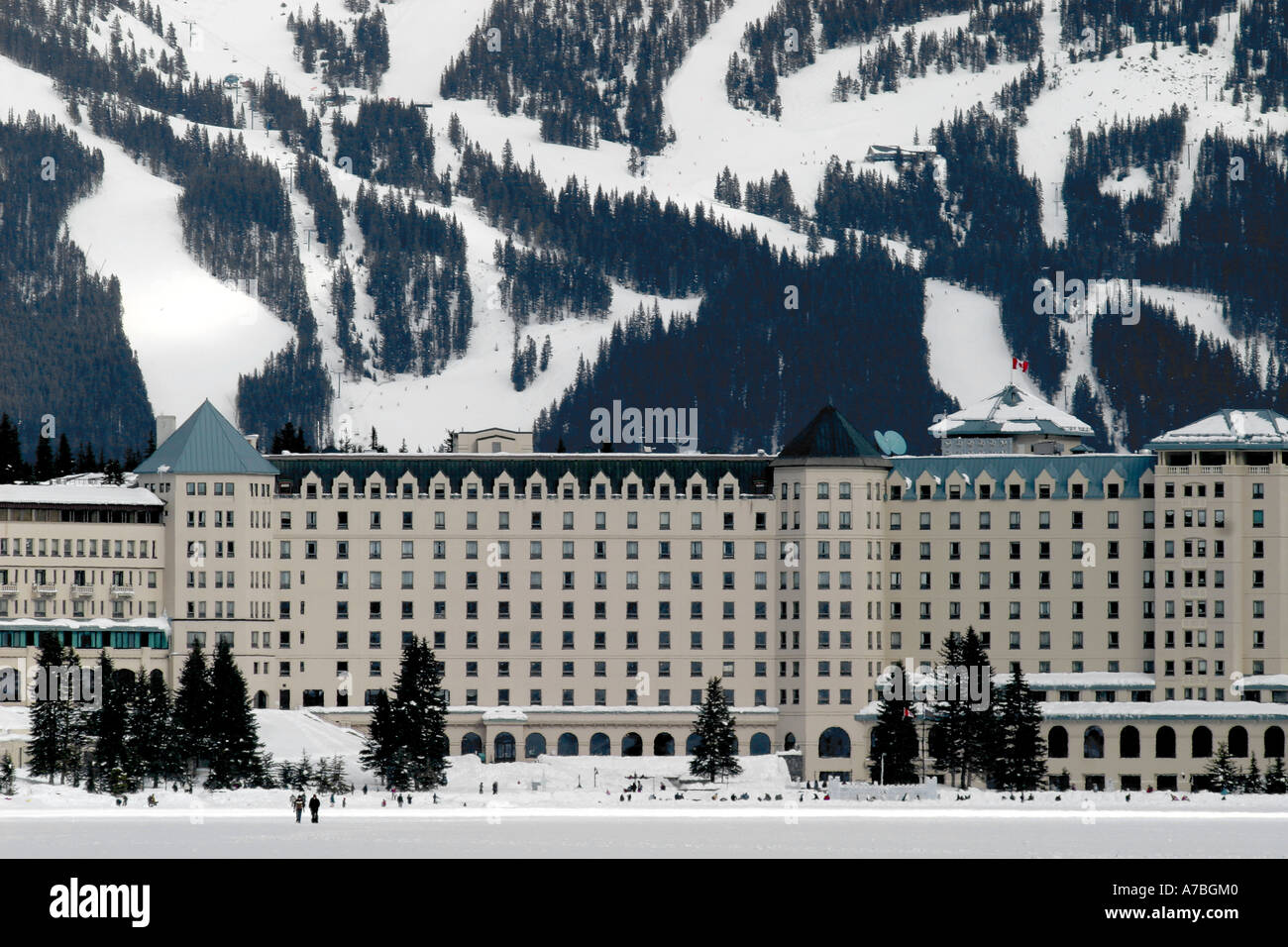 Große Hotelanlage Stockfoto