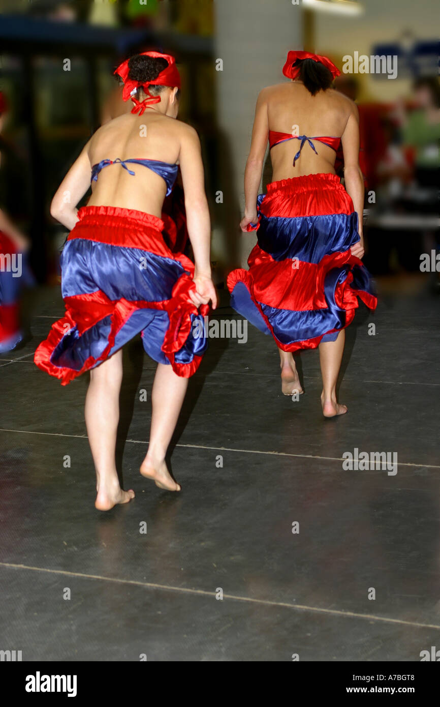 Haitianische Volkstänzer Stockfoto