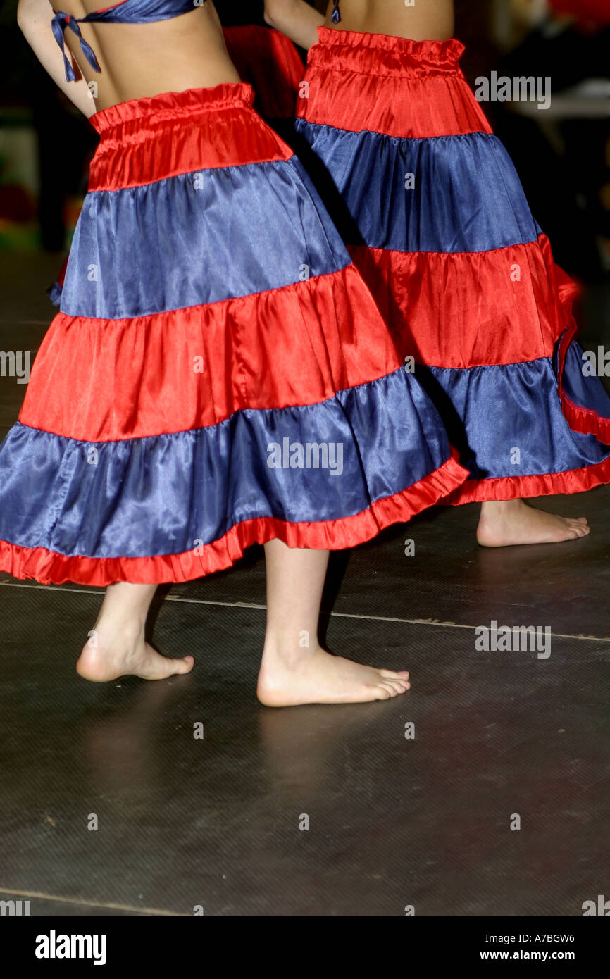 Haitianische Volkstänzer Stockfoto